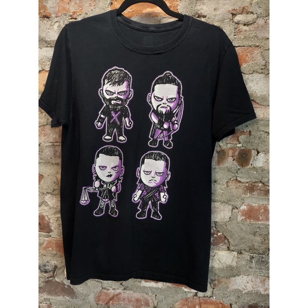 WWE Mens T Shirt Medium Black The Judgment Day Wrestling Graphic Tee